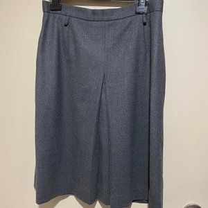 WOOL Holt Renfrew Collection Pencil Skirt, Gray